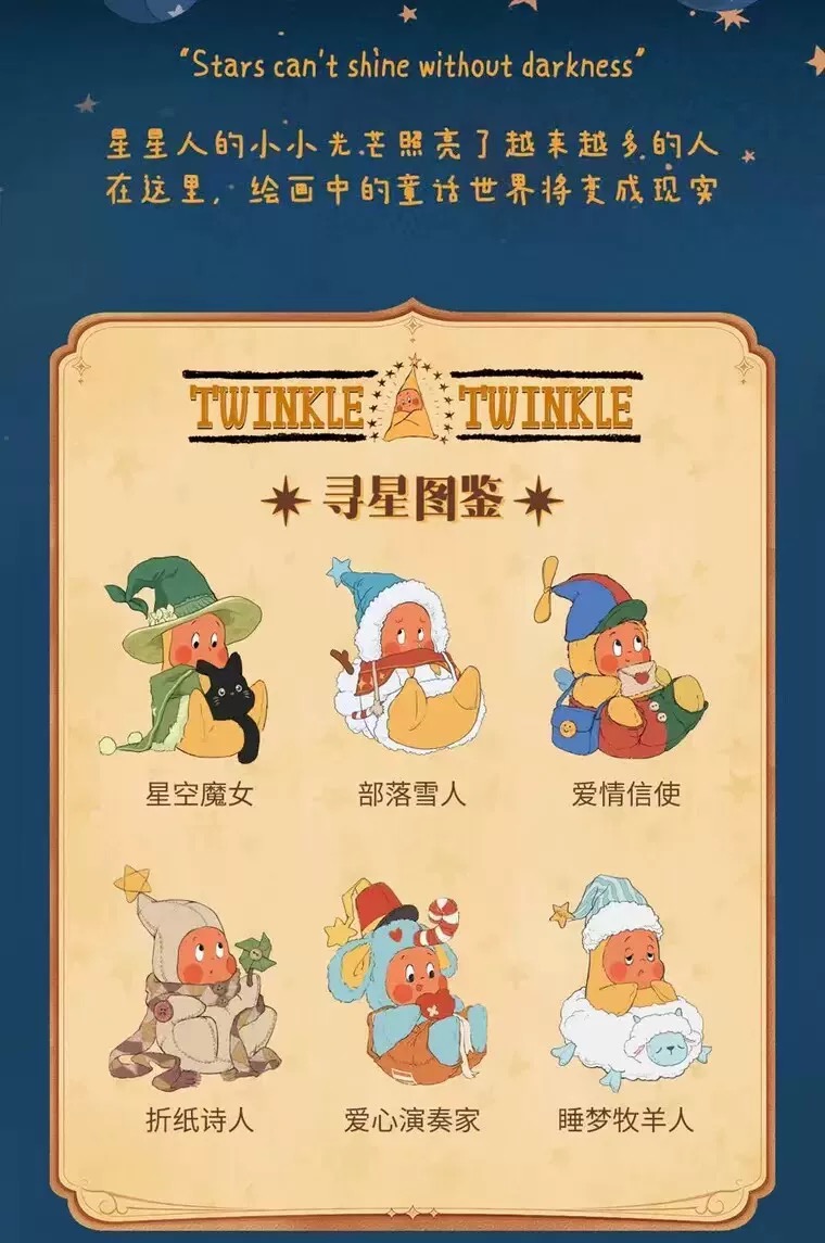 Twinkle Twinkle Fantasy Fairy Tale Series Plush Blind Box