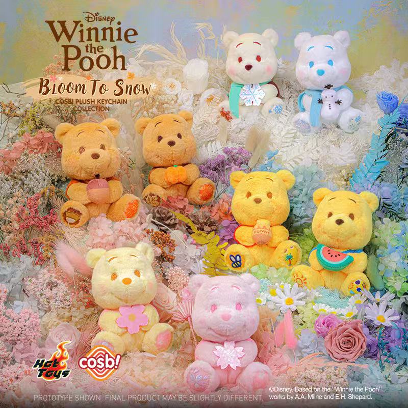 Winnie The Pooh Bloom To Snow Plush Pandent 