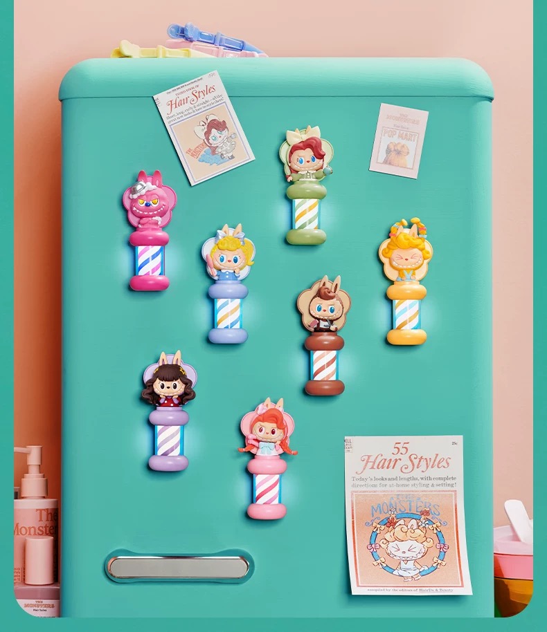 THE MONSTERS Hair Salon Series - Glowing Fridge Magnet Blind Box