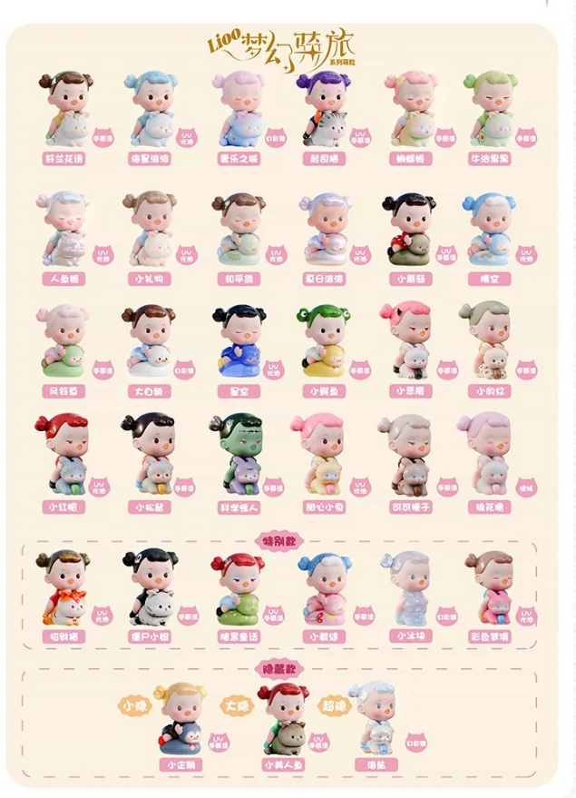 Lioo Dreamy Riding Journey Series Pop Beans