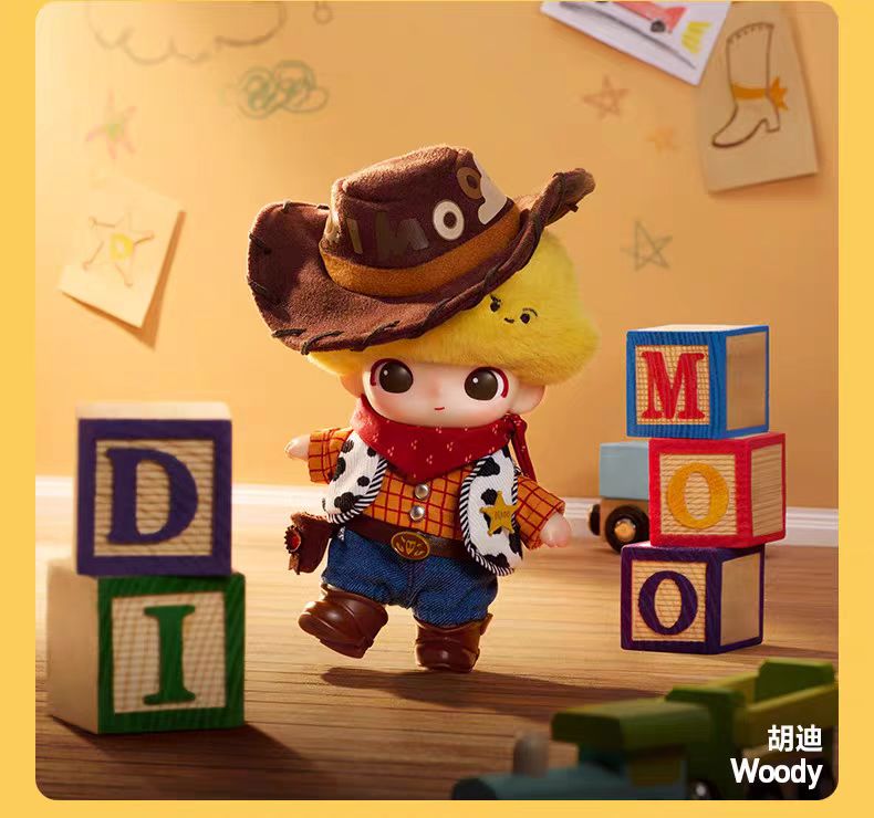 DIMO0 WORLD xPIXAR Series-Vinyl PlushPendant Blind BoX
