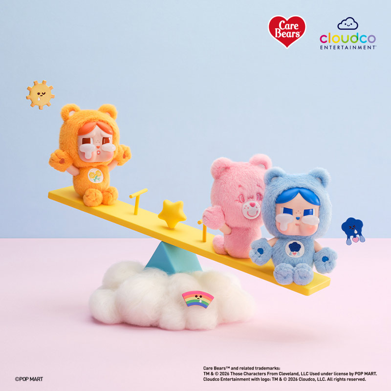 CRYBABY Care Bears Series-Vinyl PlushPendant Blind Box-preorder