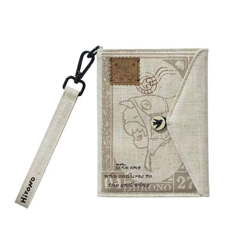 Hirono People in the Mist series Wool fabric passport holder-preorder