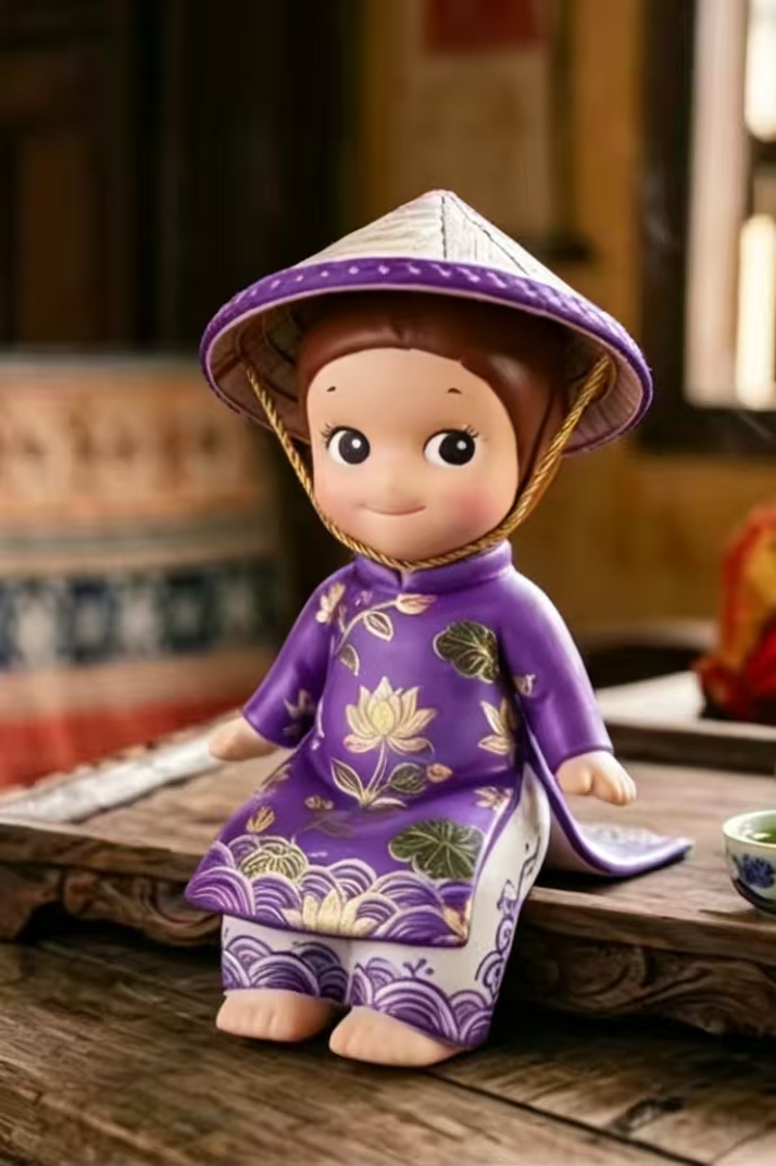 sonny angel customize purple dress-preorder  2-3 weeks