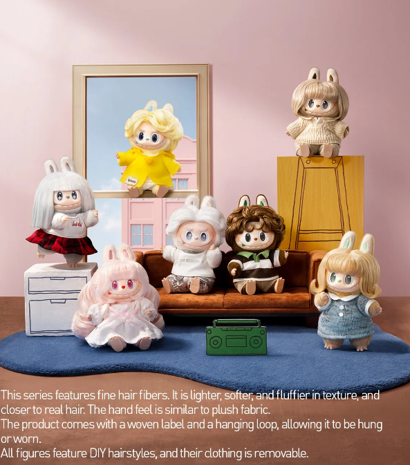 THE MONSTERS Hair Salon Series- VinylPlush Pendant Blind Box-preorder