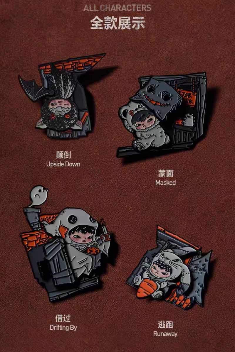 Hirono After Dark Series Fridge Magnet Blind Box