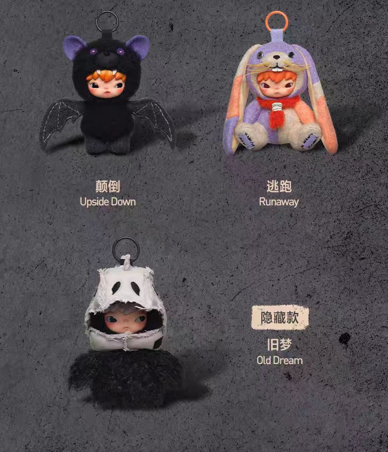 Hirono After Dark Series Plush Doll Pendant