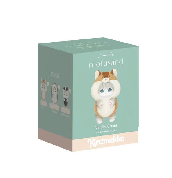 Mofusand Nordic Kitten Plush Pendant-preorder
