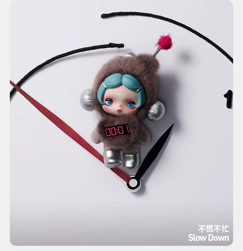 SKULLPANDA Off Mode Series Plush Doll Pendant