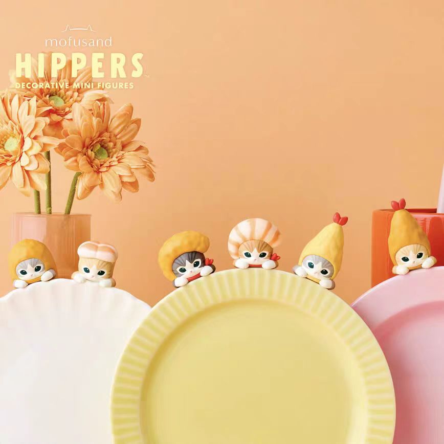 mofusand shrimp meow series decorative mini figures 