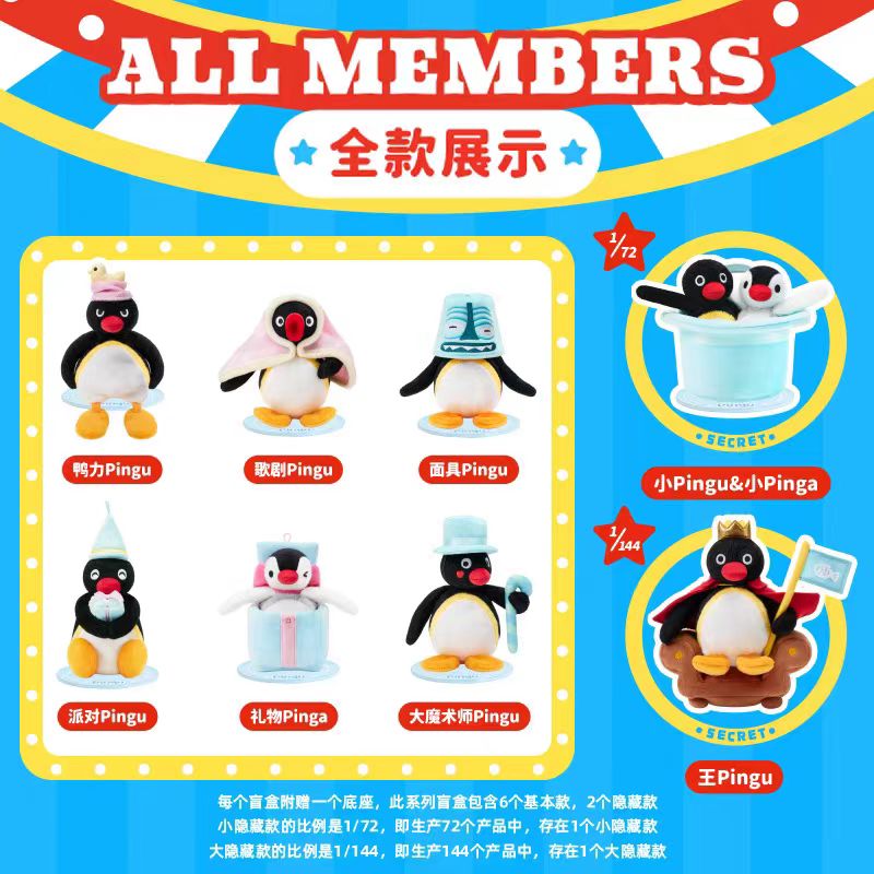 Pingu Versatile Mini-Theater Series Blind Box