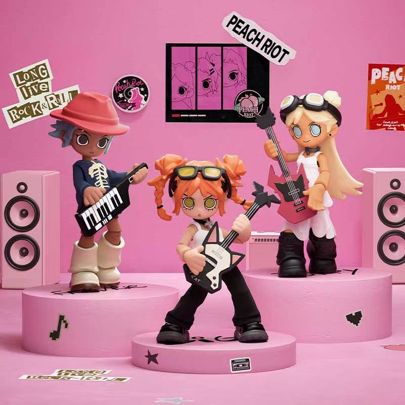 Peach Riot Carry the Music Series BlockPendant