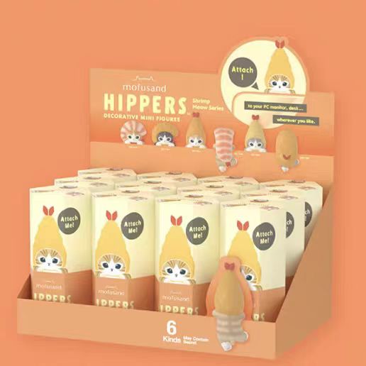 mofusand shrimp meow series decorative mini figures 