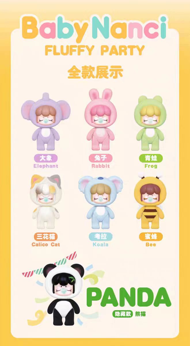 Baby Nanci FLUFFY PARTY BLIND BOX-preorder