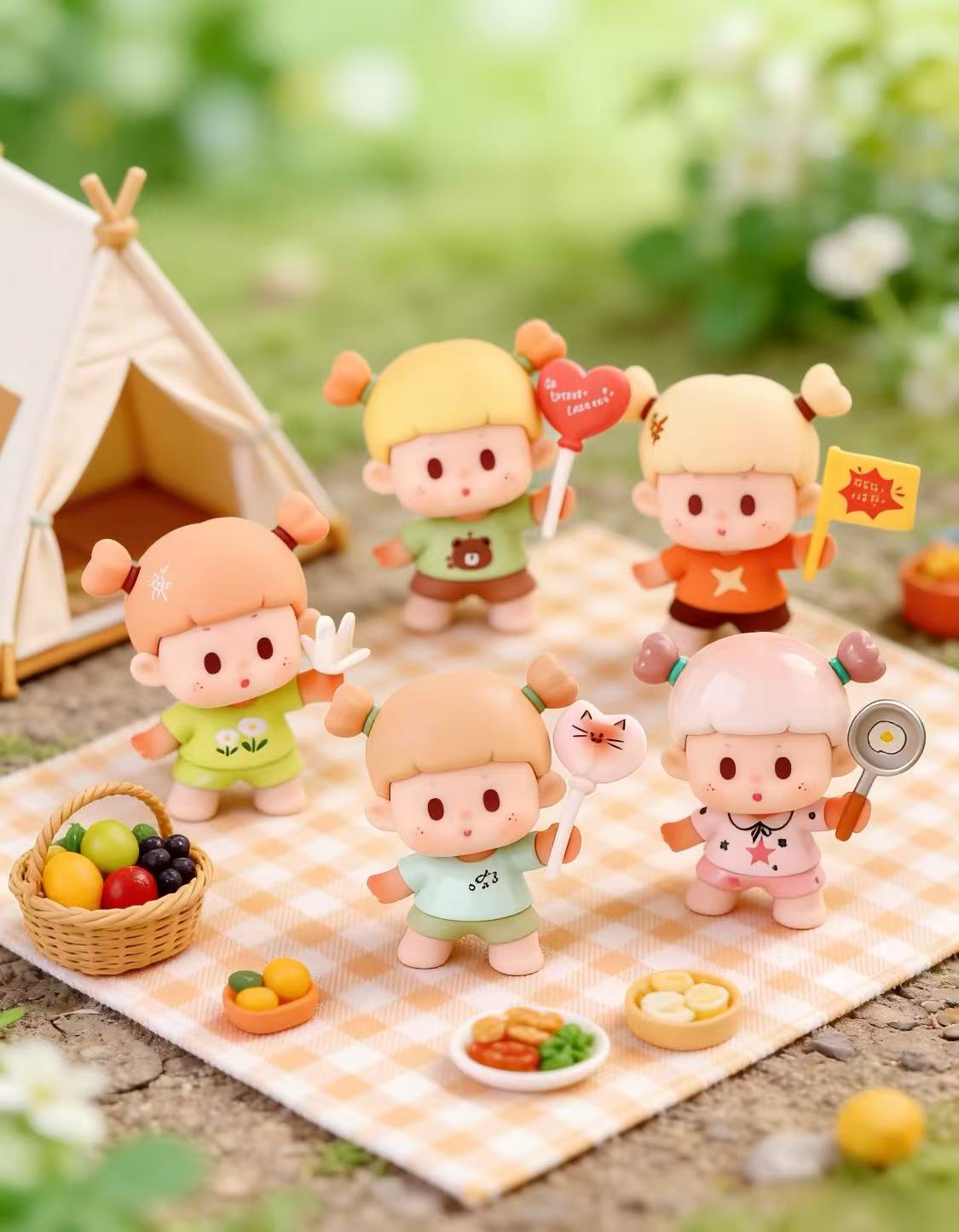 Buer Shake Person Series Cute Bean Blind box-whole set no box(Preorder)