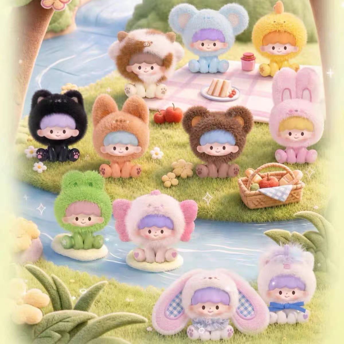 zZoton-little coountryside joy Series Bean Blind Box