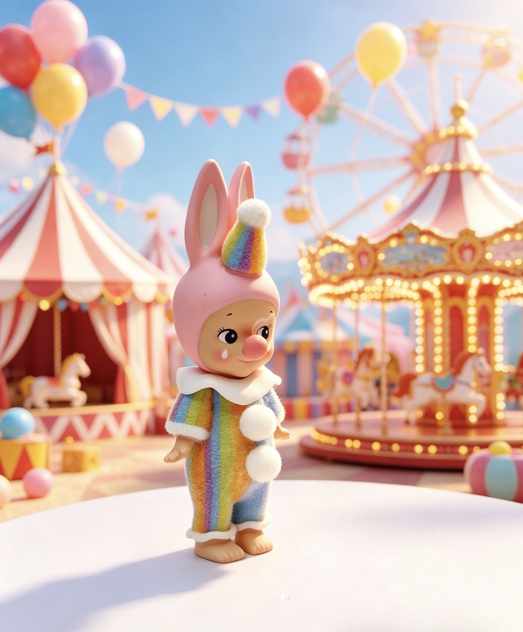 sonny angel customize clown bunny-no box preorder at last 10-18days
