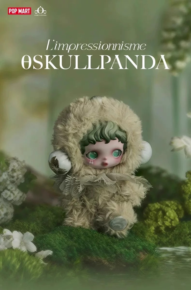 SKULLPANDA L'impressionnisme Series Plush Doll
