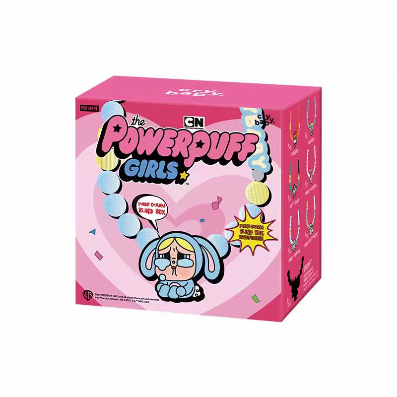crybaby and power puff girl phone charm