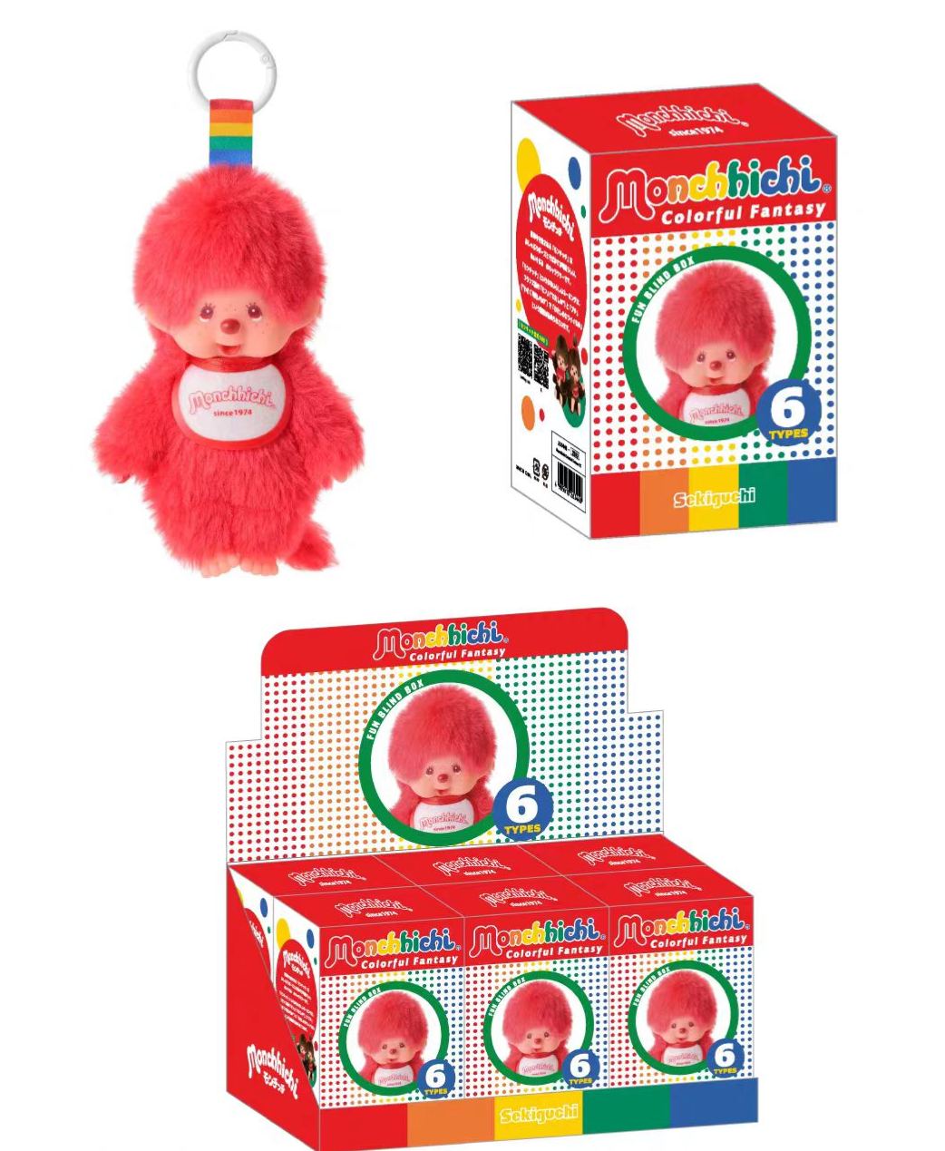 Monchhichi Macaron Series Plush Blind Box