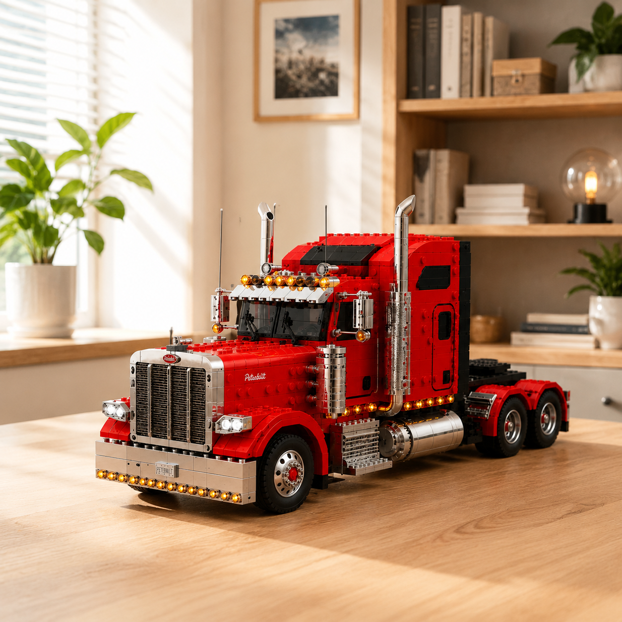 Ultimate American Big Rig Brick Model – Classic Semi Truck Building Kit