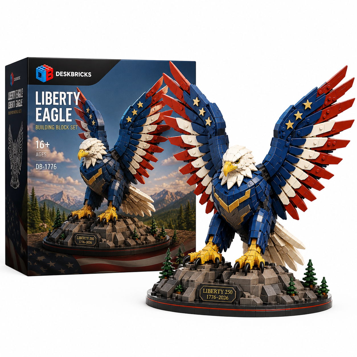 Liberty Eagle 250 – 250th Anniversary American Eagle Building Set
