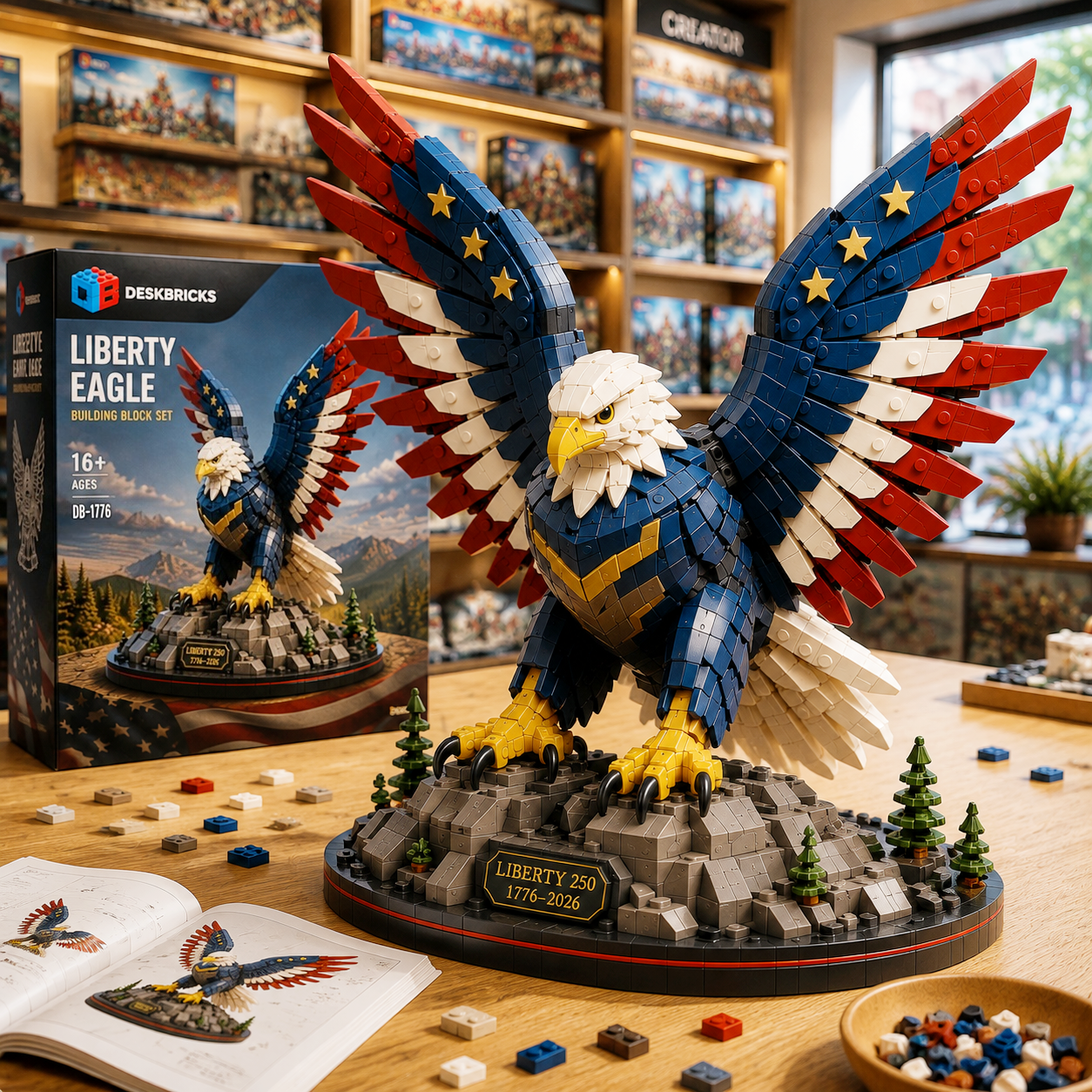 Liberty Eagle 250 – 250th Anniversary American Eagle Building Set
