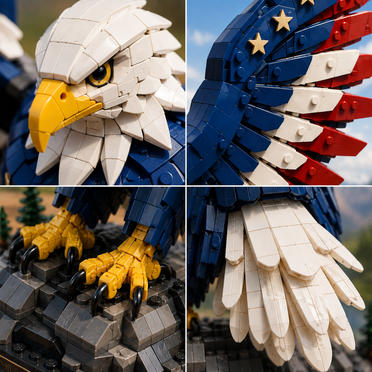 Liberty Eagle 250 – 250th Anniversary American Eagle Building Set