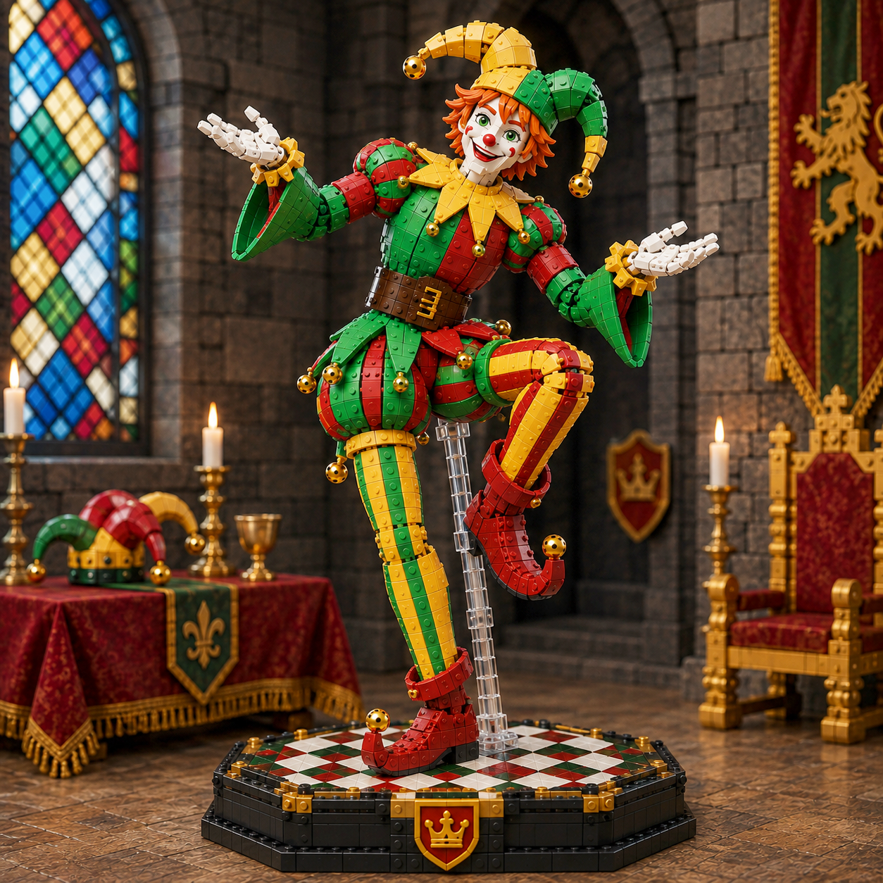 Royal Jester – Medieval Court Fool Collector Building Set
