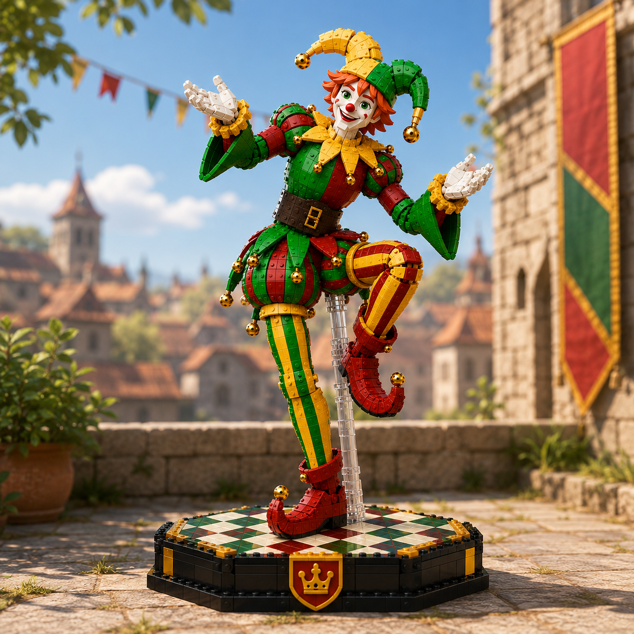 Royal Jester – Medieval Court Fool Collector Building Set