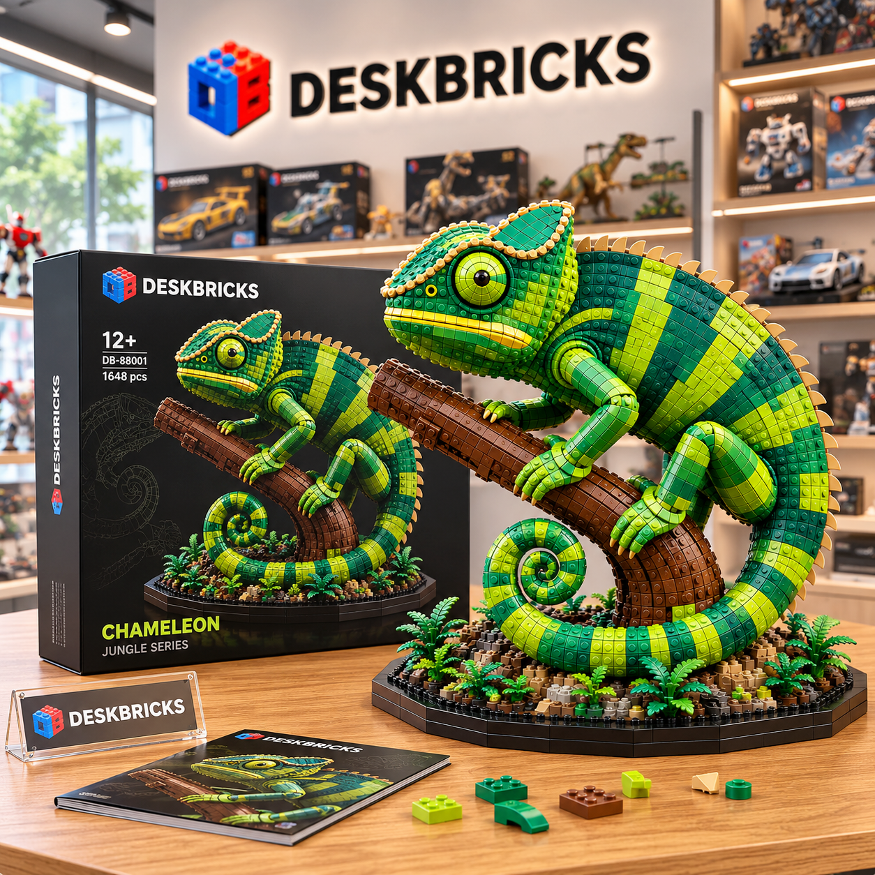 Emerald Chameleon – Jungle Guardian Collector Building Set