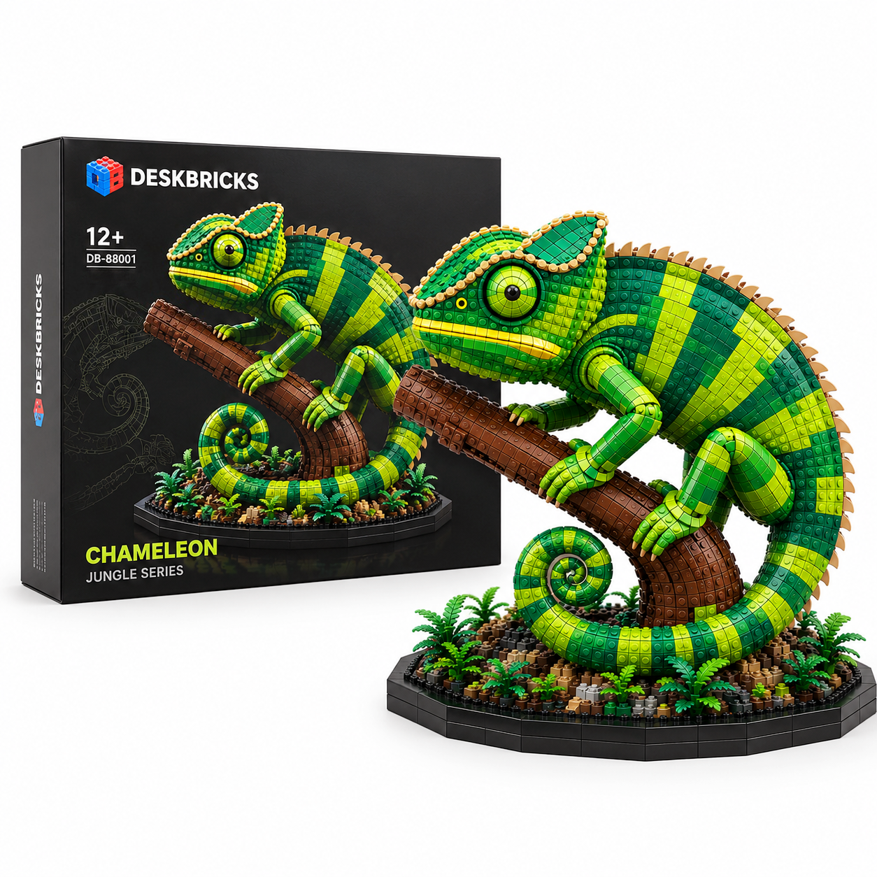 Emerald Chameleon – Jungle Guardian Collector Building Set