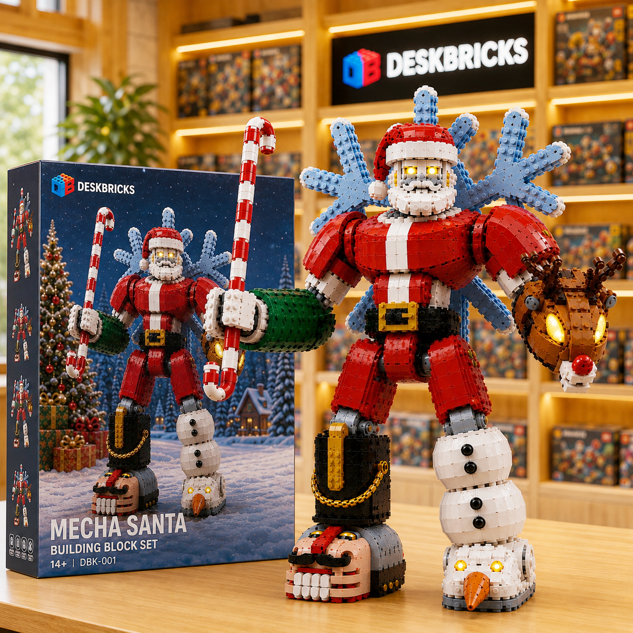 Mecha Santa – Christmas Guardian Collector Building Set