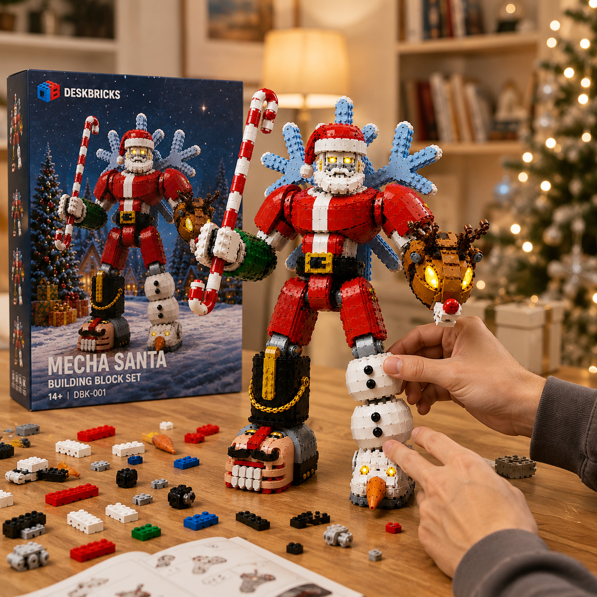 Mecha Santa – Christmas Guardian Collector Building Set