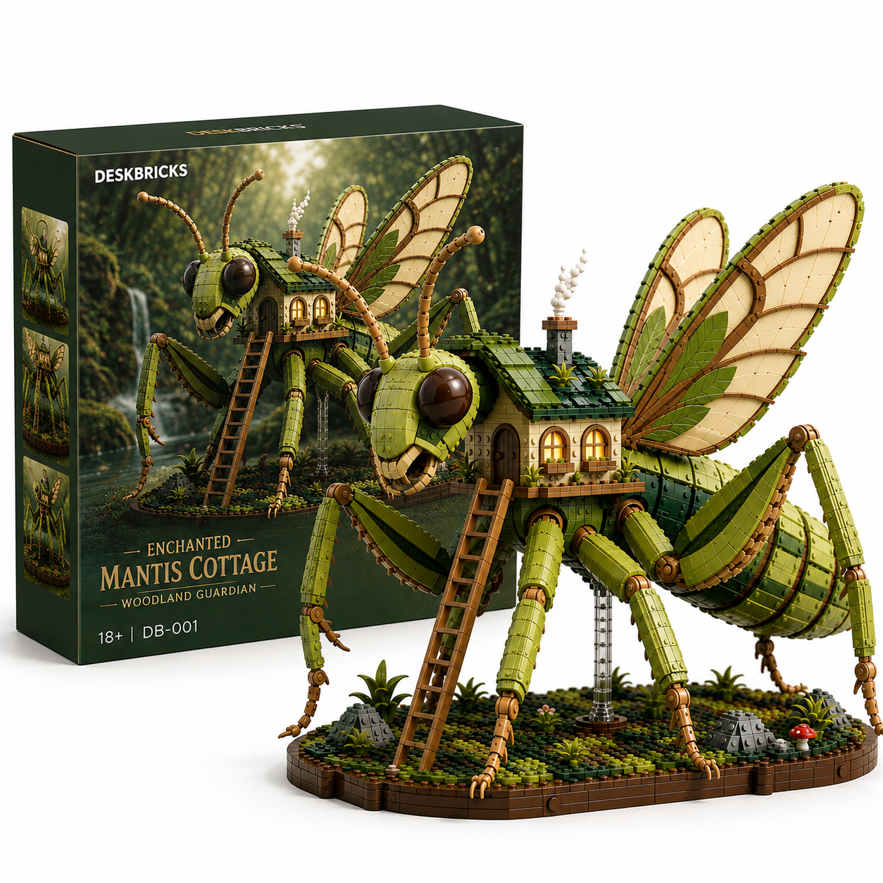 Enchanted Mantis Cottage – Woodland Guardian Building Set
