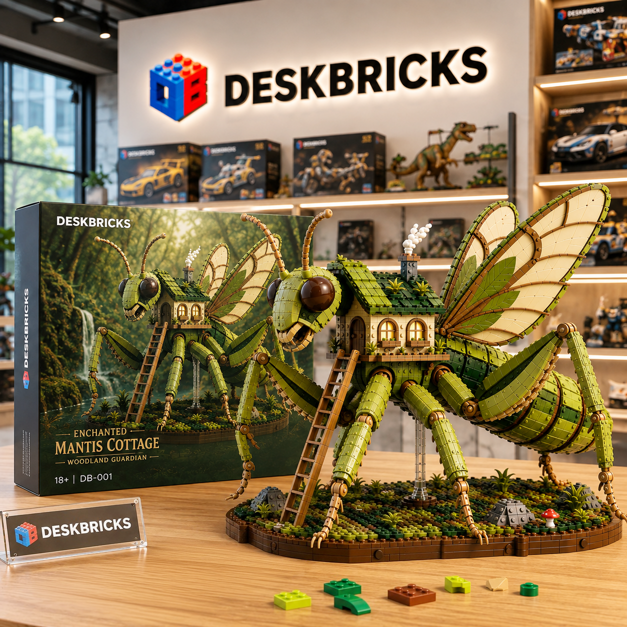 Enchanted Mantis Cottage – Woodland Guardian Building Set
