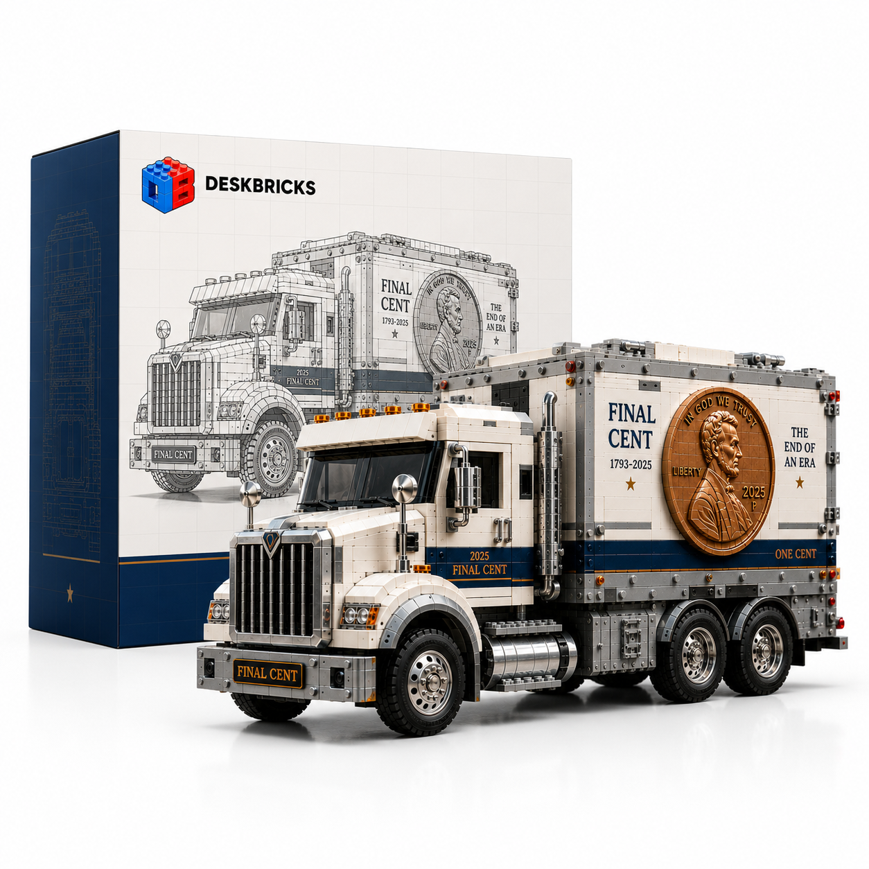 The Final Cent Memorial Truck – 2025 American Penny Tribute Collector Building Set