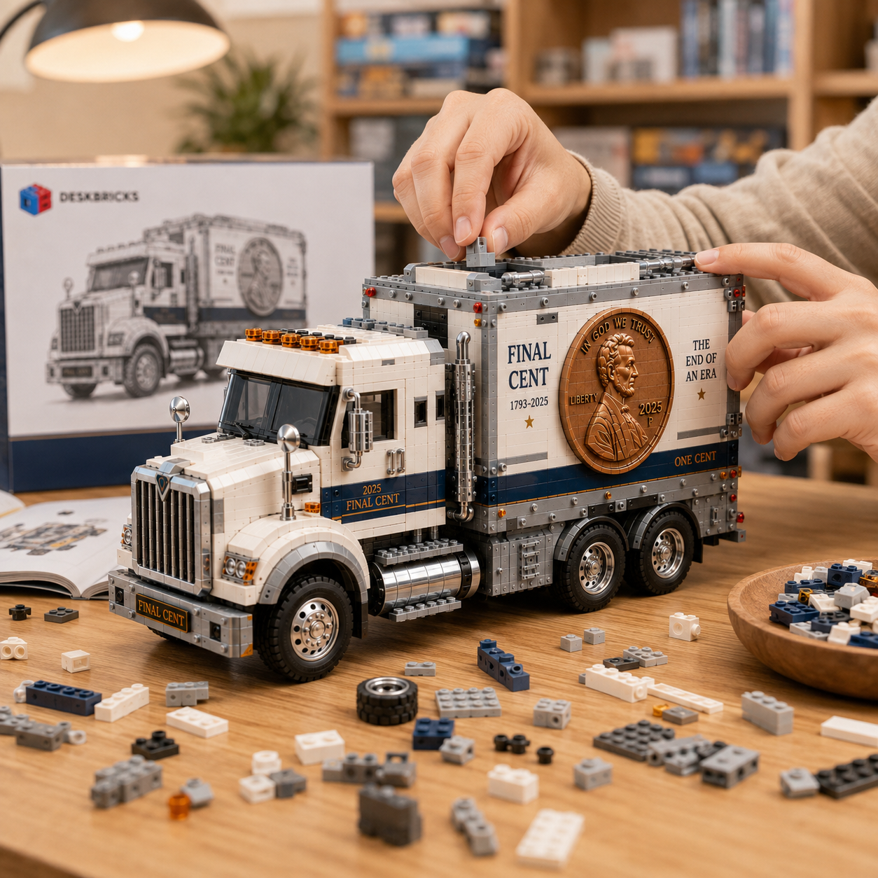 The Final Cent Memorial Truck – 2025 American Penny Tribute Collector Building Set