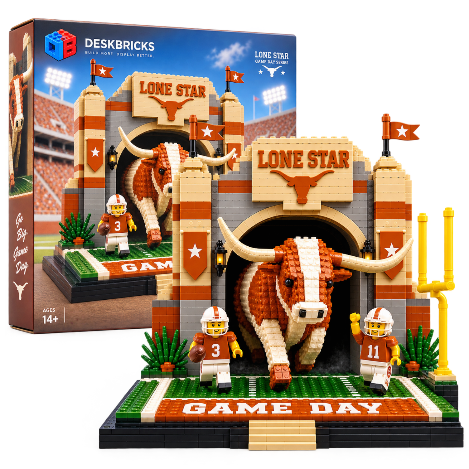 Lone Star Game Day – Longhorn Stadium Entrance Building Set