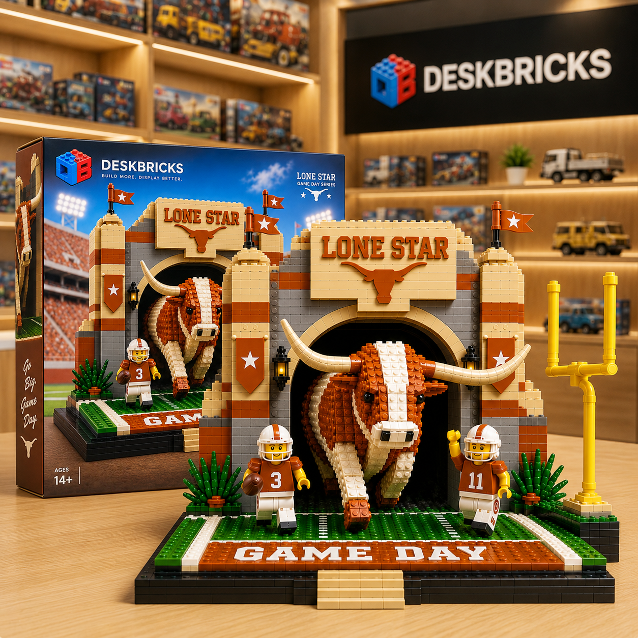 Lone Star Game Day – Longhorn Stadium Entrance Building Set