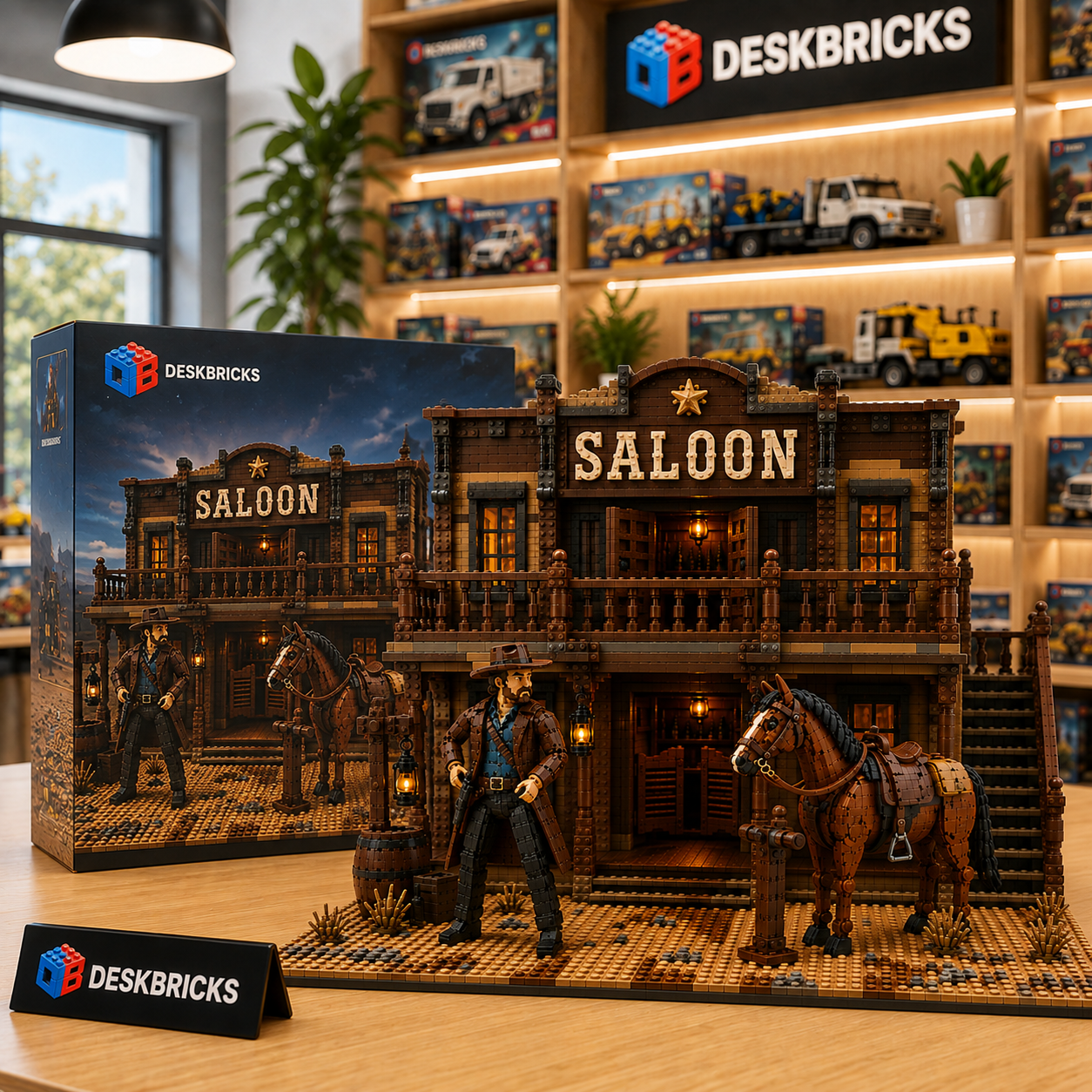 Frontier Saloon – Wild West Outlaw Building Set