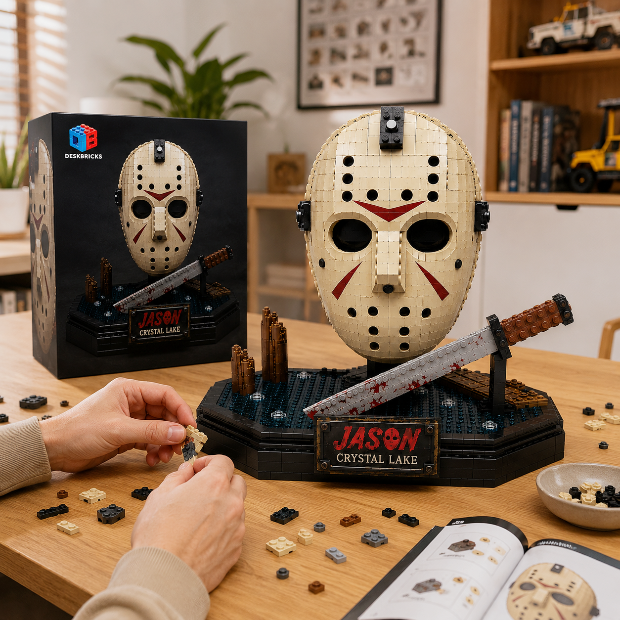 THE LAKE STALKER – Midnight Camp Mask Building Set