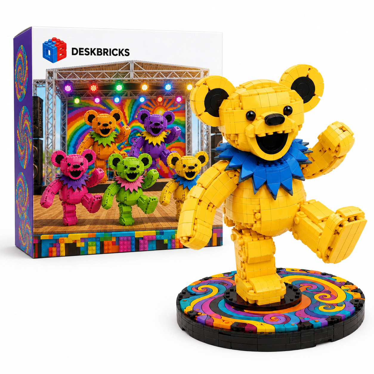 PSYCHEDELIC DANCING BEAR – Festival Groove Building Set