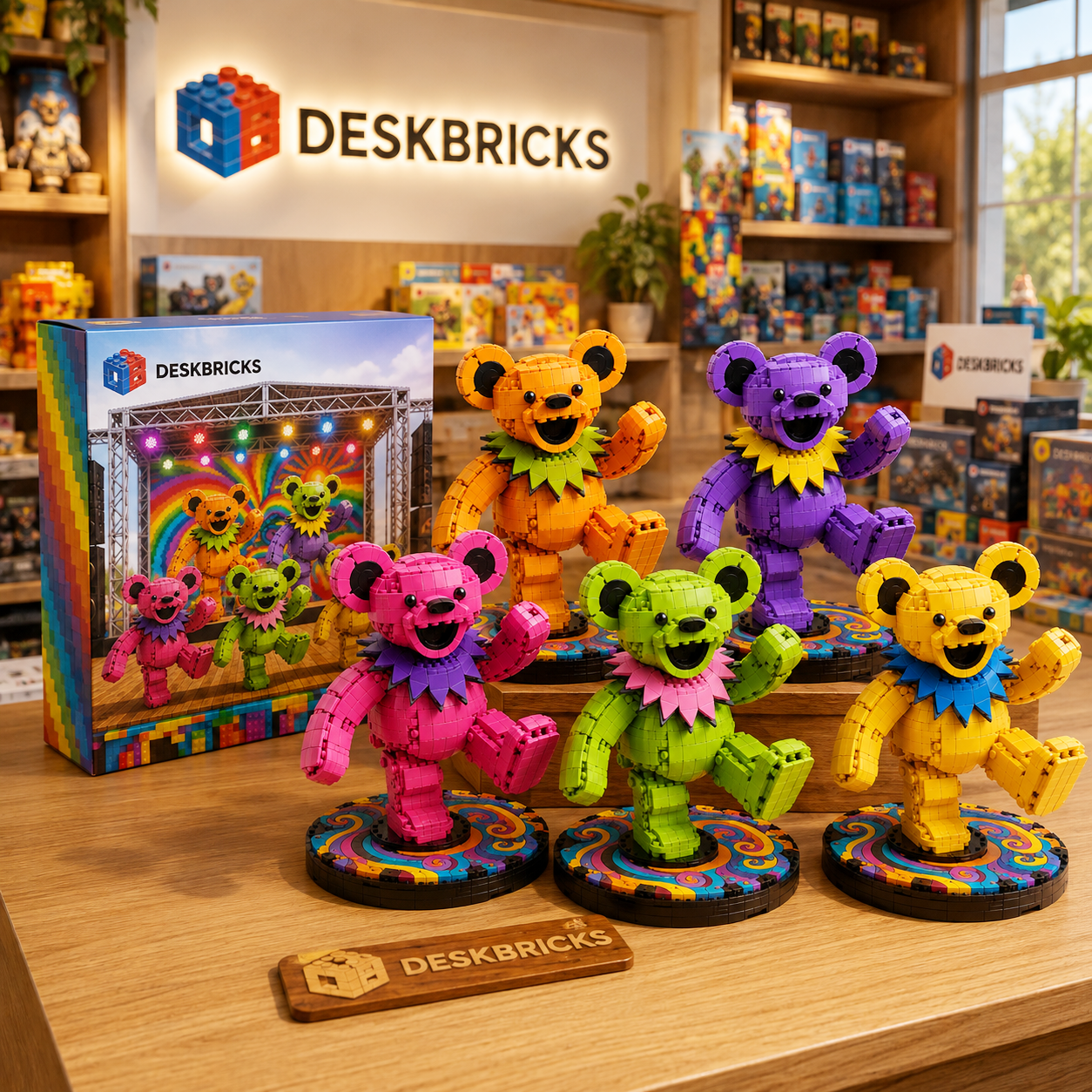 PSYCHEDELIC DANCING BEAR – Festival Groove Building Set