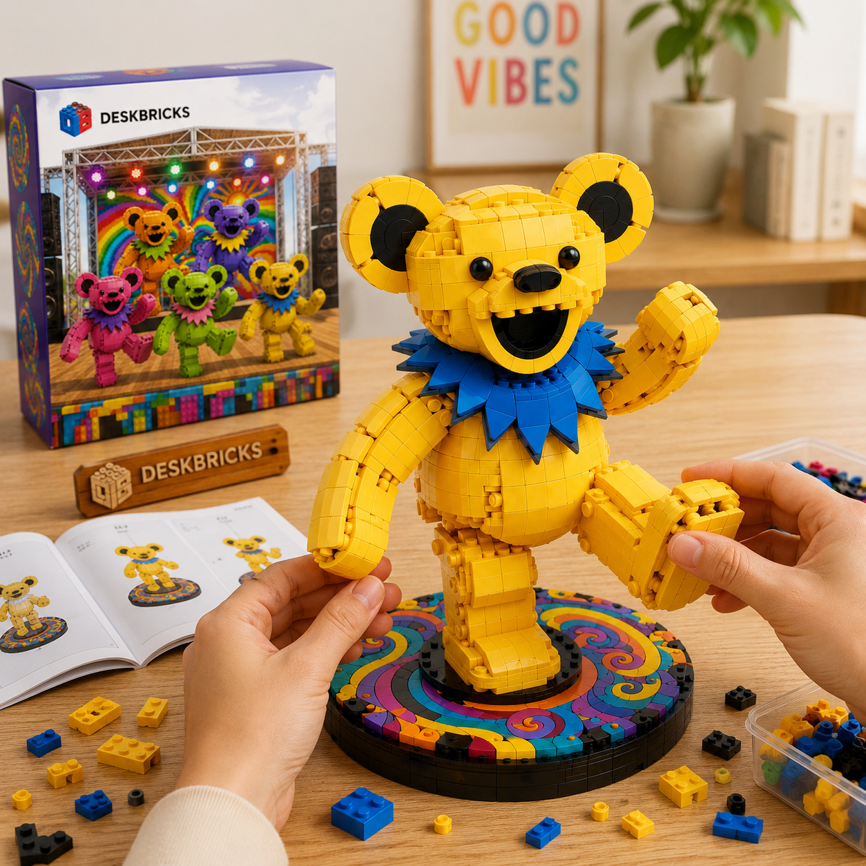 PSYCHEDELIC DANCING BEAR – Festival Groove Building Set