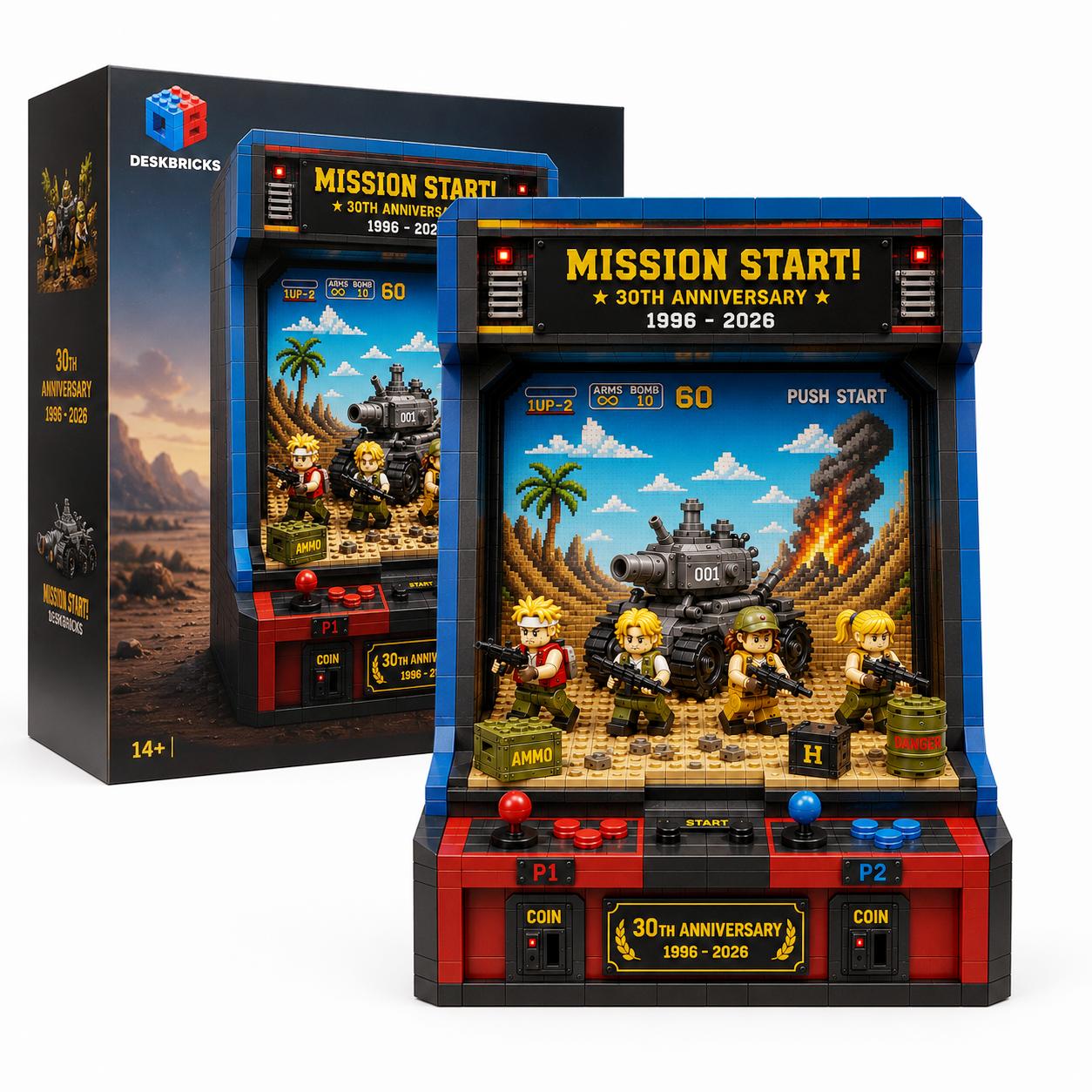 🕹️ Mission Start! – 30th Anniversary Retro Battle Arcade Brick Set