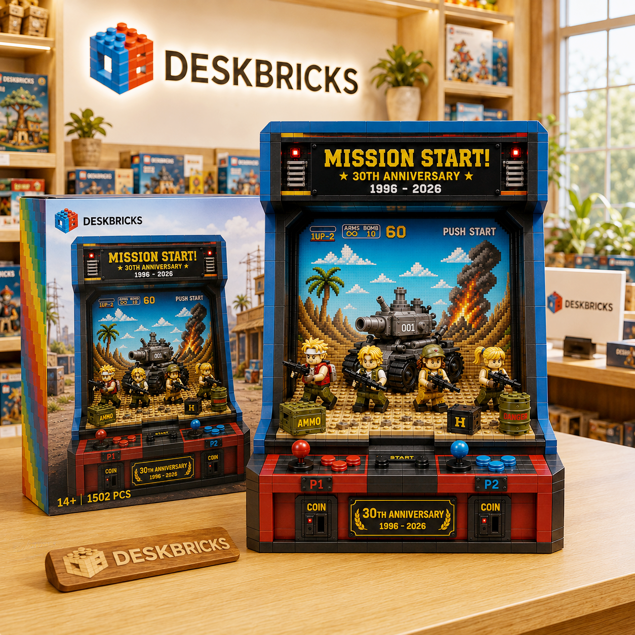 🕹️ Mission Start! – 30th Anniversary Retro Battle Arcade Brick Set