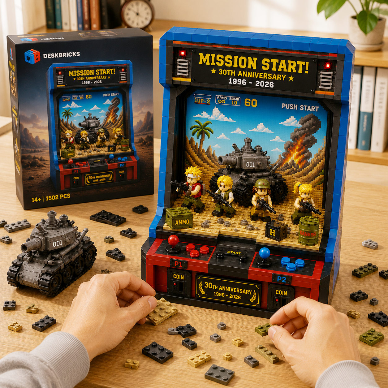 🕹️ Mission Start! – 30th Anniversary Retro Battle Arcade Brick Set