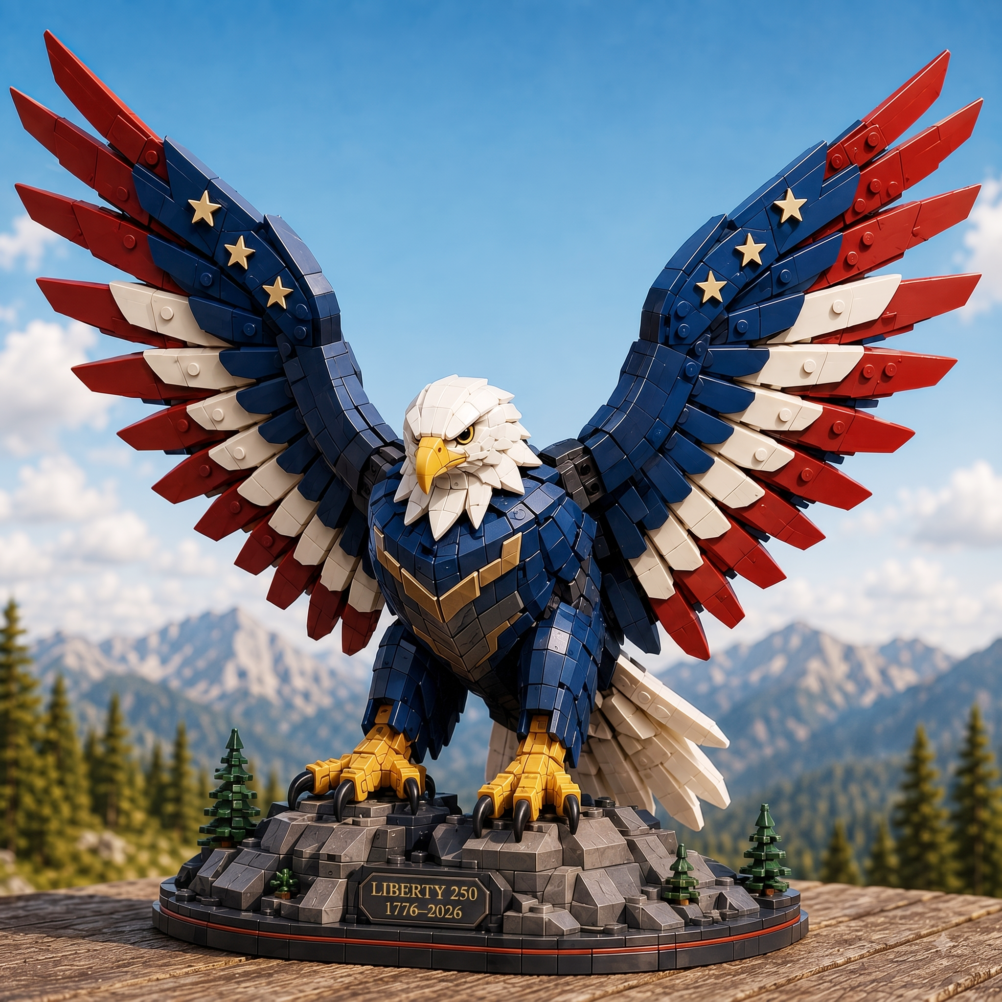 Liberty Eagle 250 – 250th Anniversary American Eagle Building Set