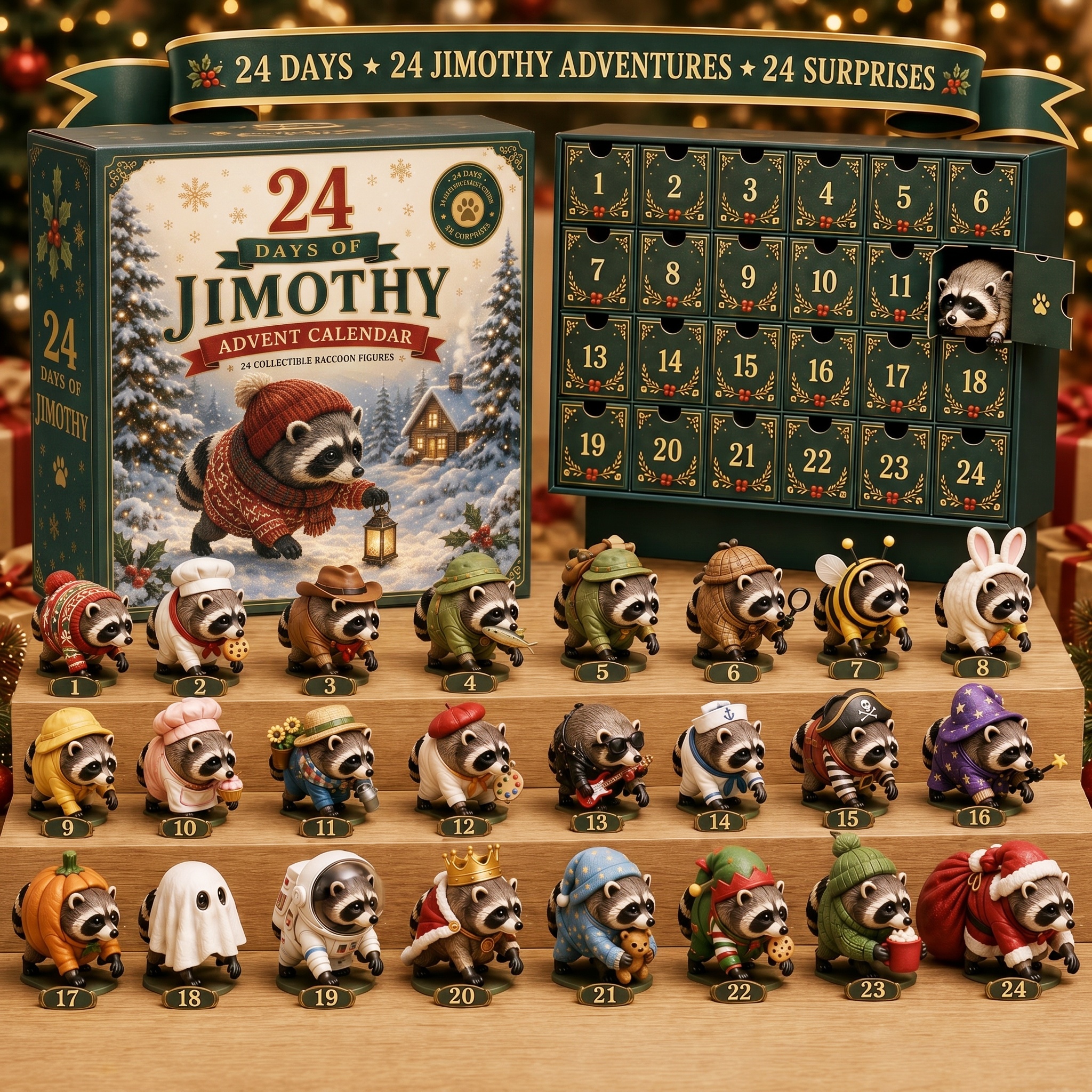 24-Day Christmas Countdown Gift Box
